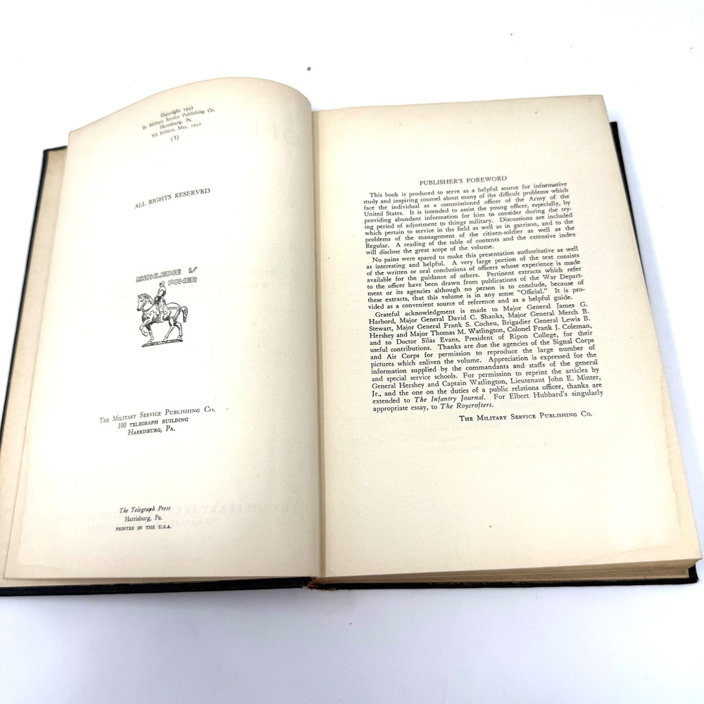 1942 The Officers Guide 8th Edition US Army Military Reference Book Hardcover - Picture 9 of 13